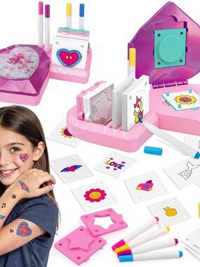 NEW Temporary Tattoos for Kids DIY Tattoo Maker Toys Girls Ages 5 + Arts and Kit